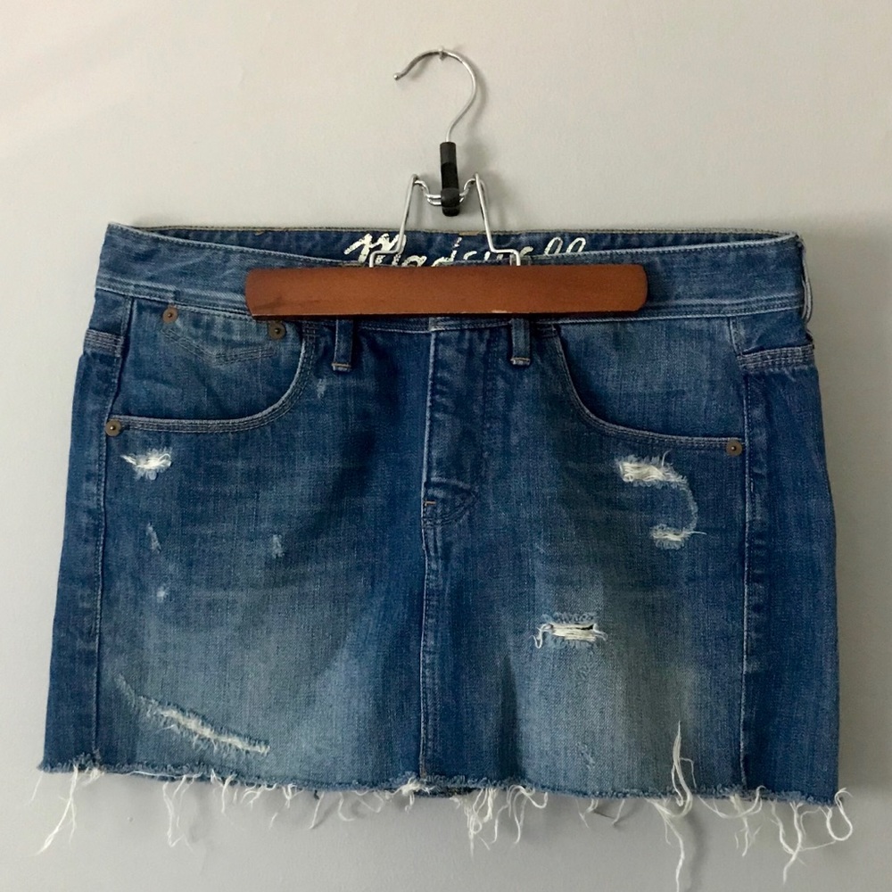 Madewell Jean Skirt
